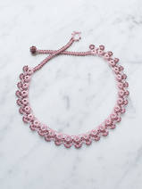 crocheted necklace Guirlande